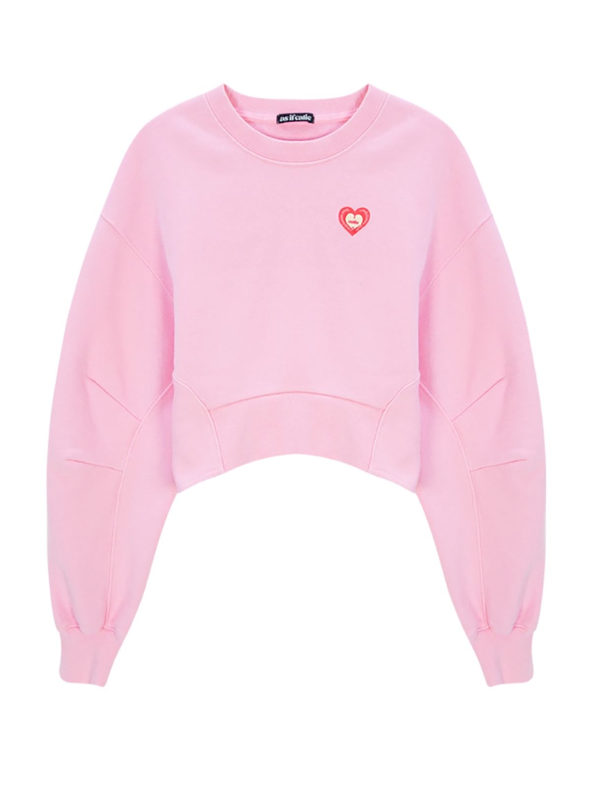 에즈이프 캘리(ASIF CALIE) CROP SWEATSHIRT PINK