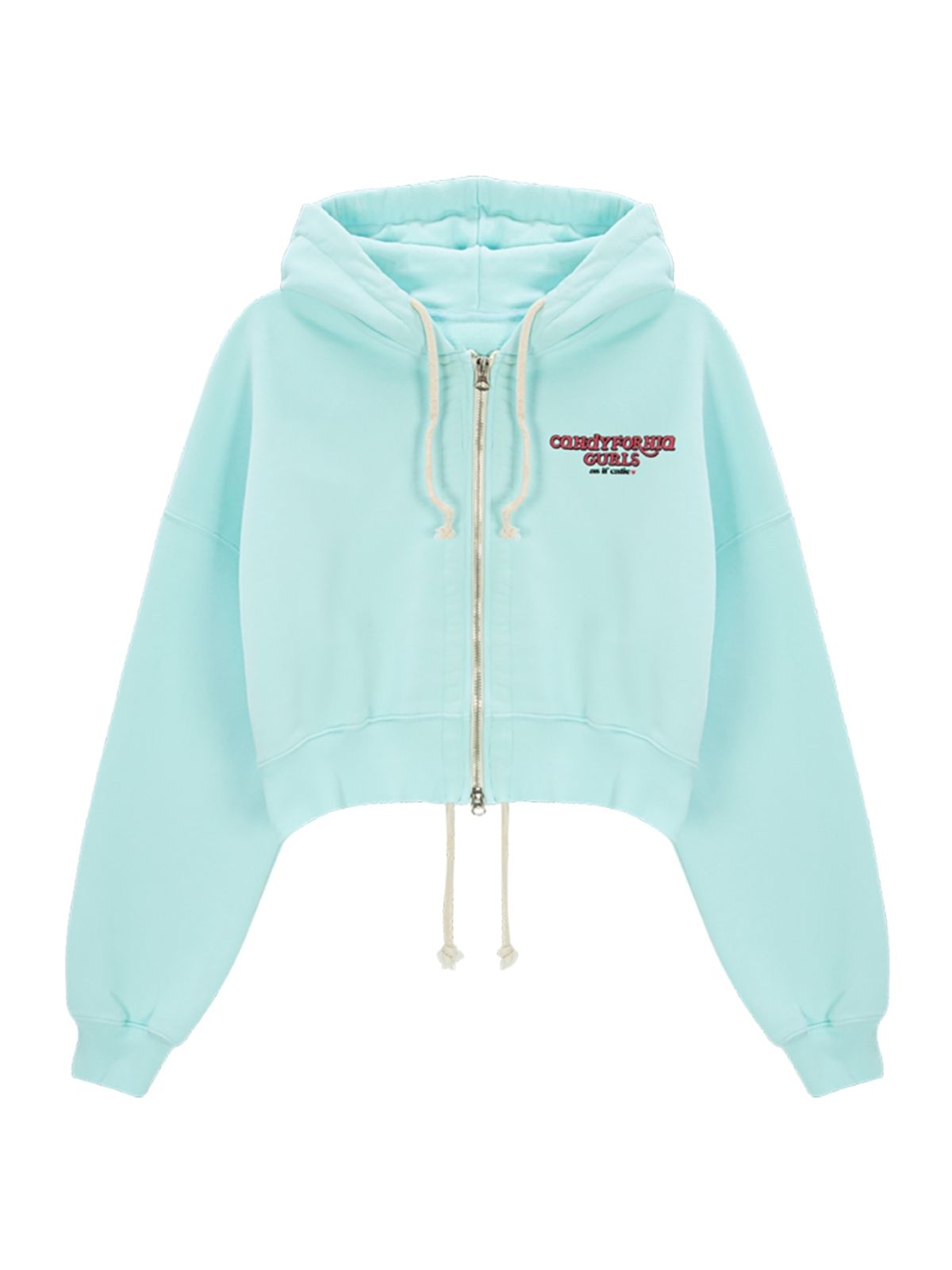 에즈이프 캘리(ASIF CALIE) CITY SHIRRING HOOD ZIPUP MINT