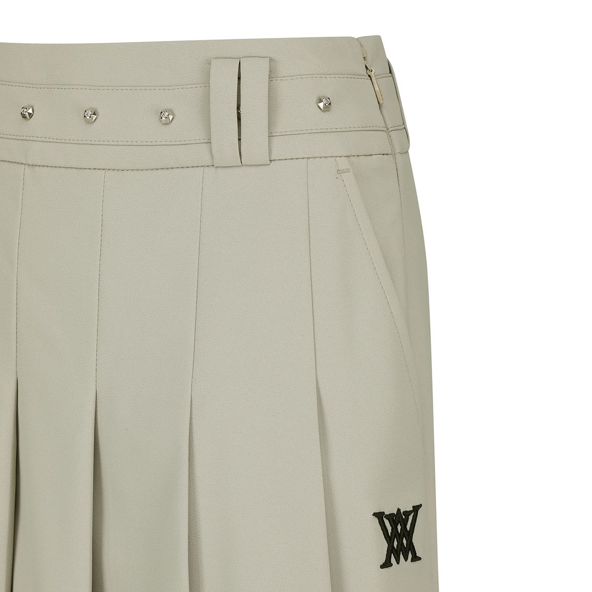 어뉴골프(ANEW GOLF) W BUCKLE POINT PLEATS SQ_LE
