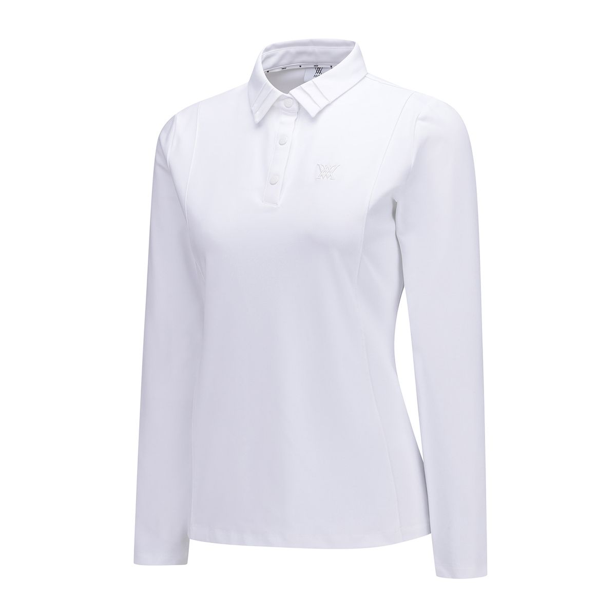어뉴골프(ANEW GOLF) WOMEN COLLAR POINT LONG T-SHIRT_WH