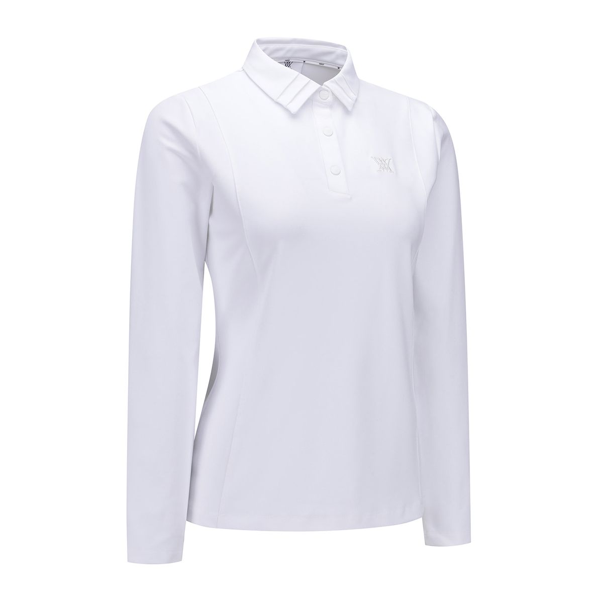 어뉴골프(ANEW GOLF) WOMEN COLLAR POINT LONG T-SHIRT_WH