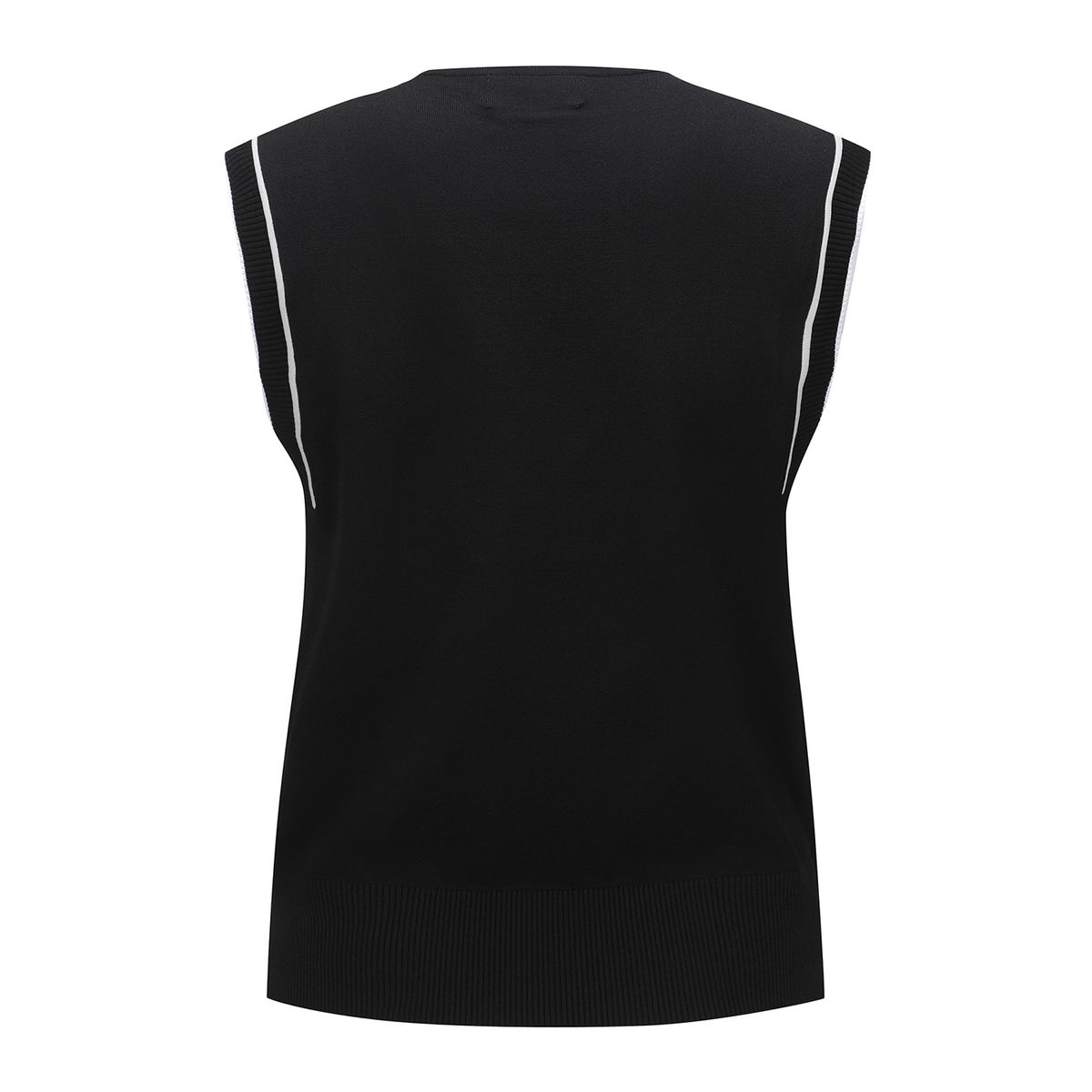 어뉴골프(ANEW GOLF) WOMEN ESSENTIAL V NECK VEST_BK