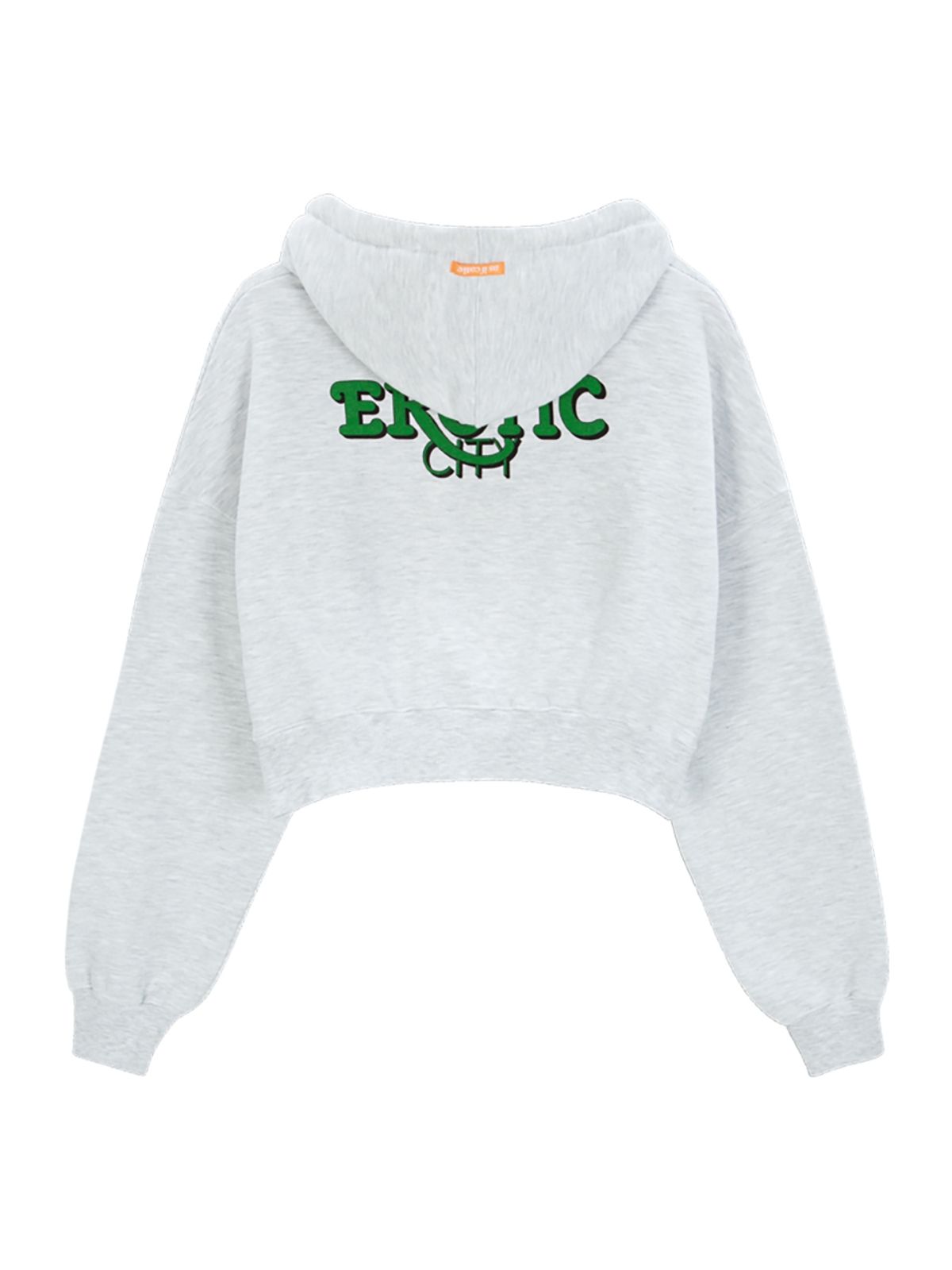 에즈이프 캘리(ASIF CALIE) CITY SHIRRING HOOD ZIPUP WHITEMELANGE