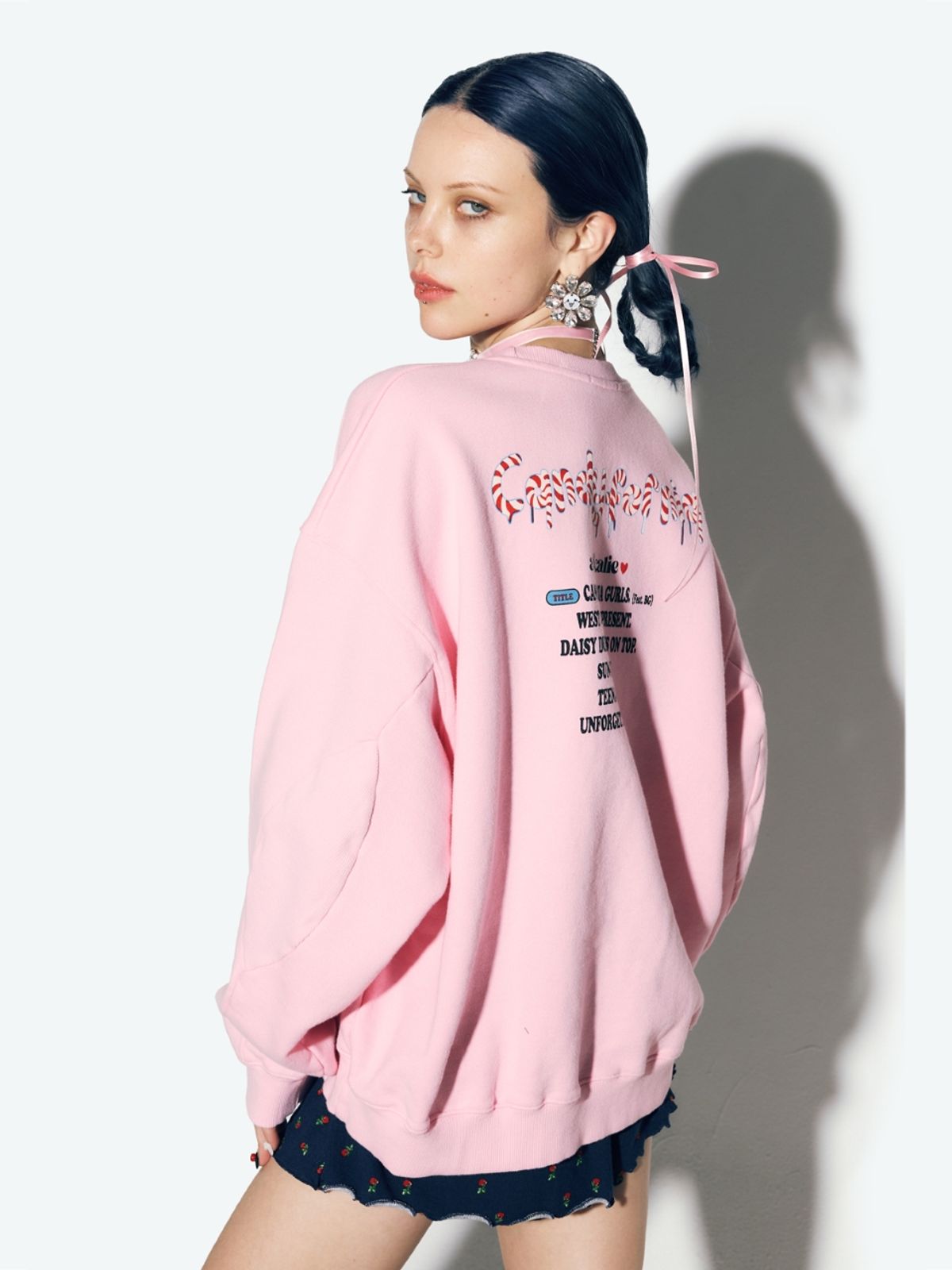 에즈이프 캘리(ASIF CALIE) CANDYFORNIA SWEATSHIRT PINK