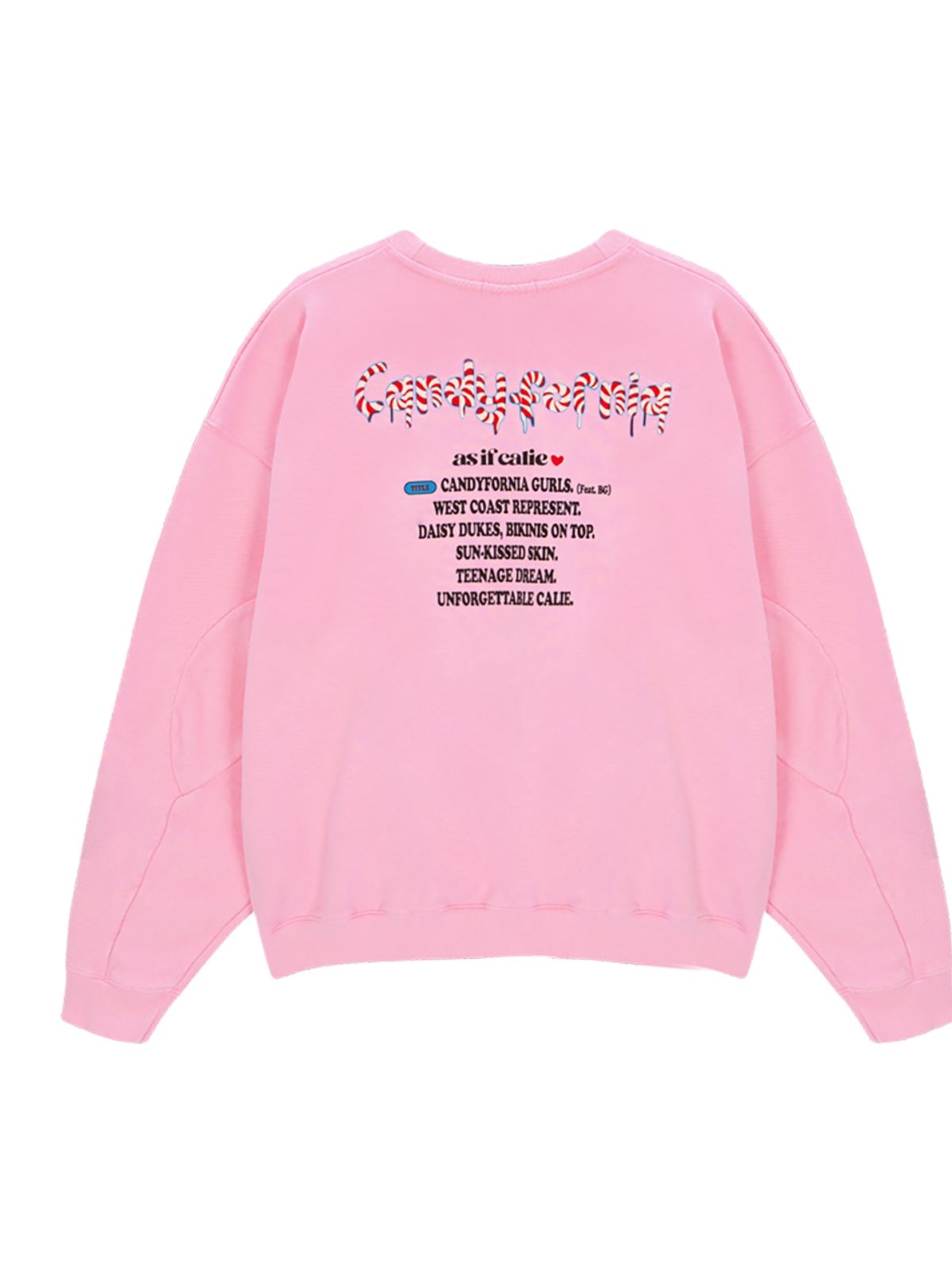 에즈이프 캘리(ASIF CALIE) CANDYFORNIA SWEATSHIRT PINK