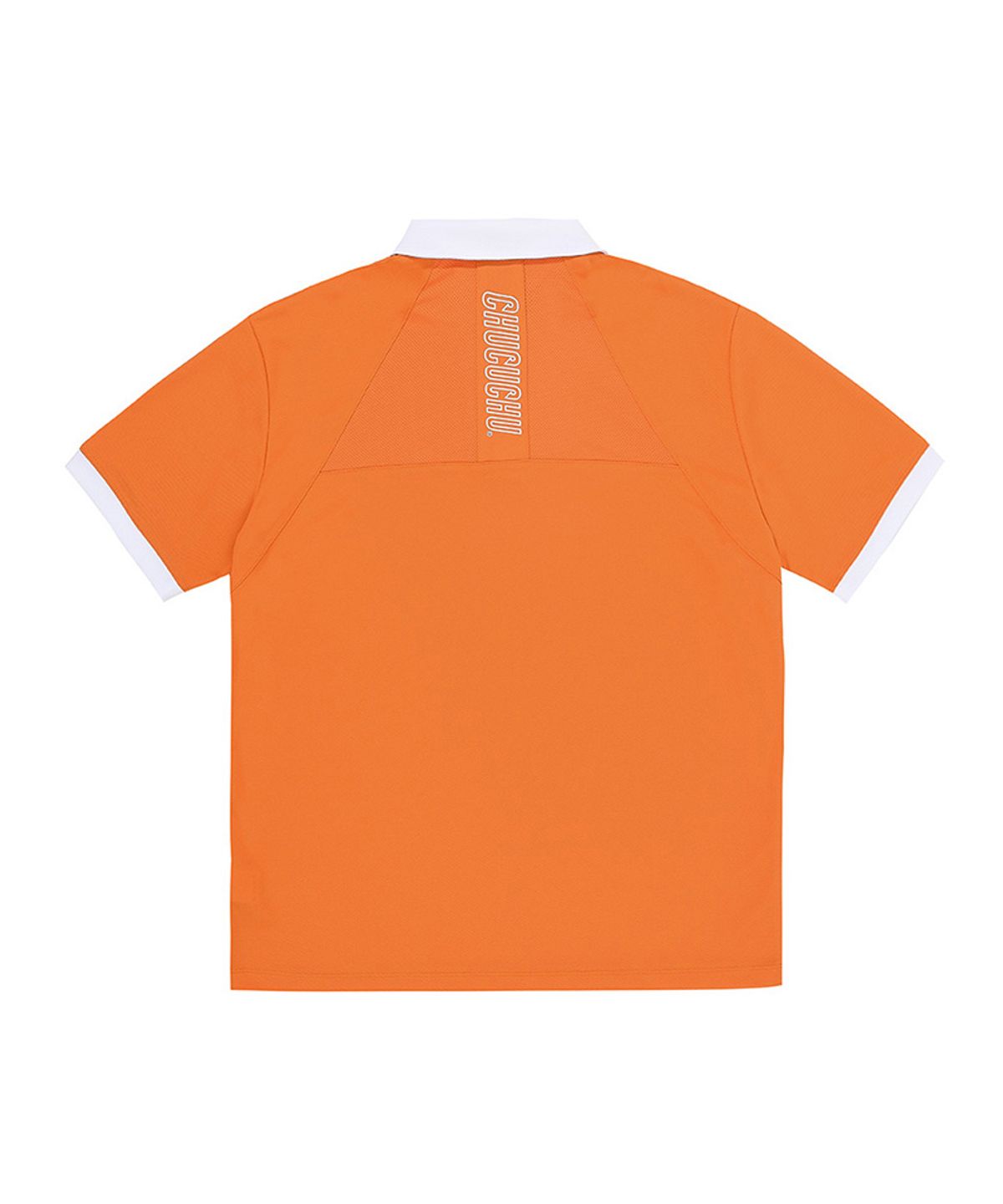 츄쿠츄(CHUCUCHU) C23M-TS022M 맨즈 메쉬 포인트 쿨 티셔츠 (Orange)