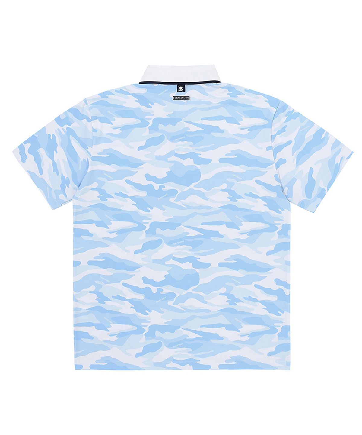 츄쿠츄(CHUCUCHU) C23M-TS028M 맨즈 썸머 카모 탑 (Blue)