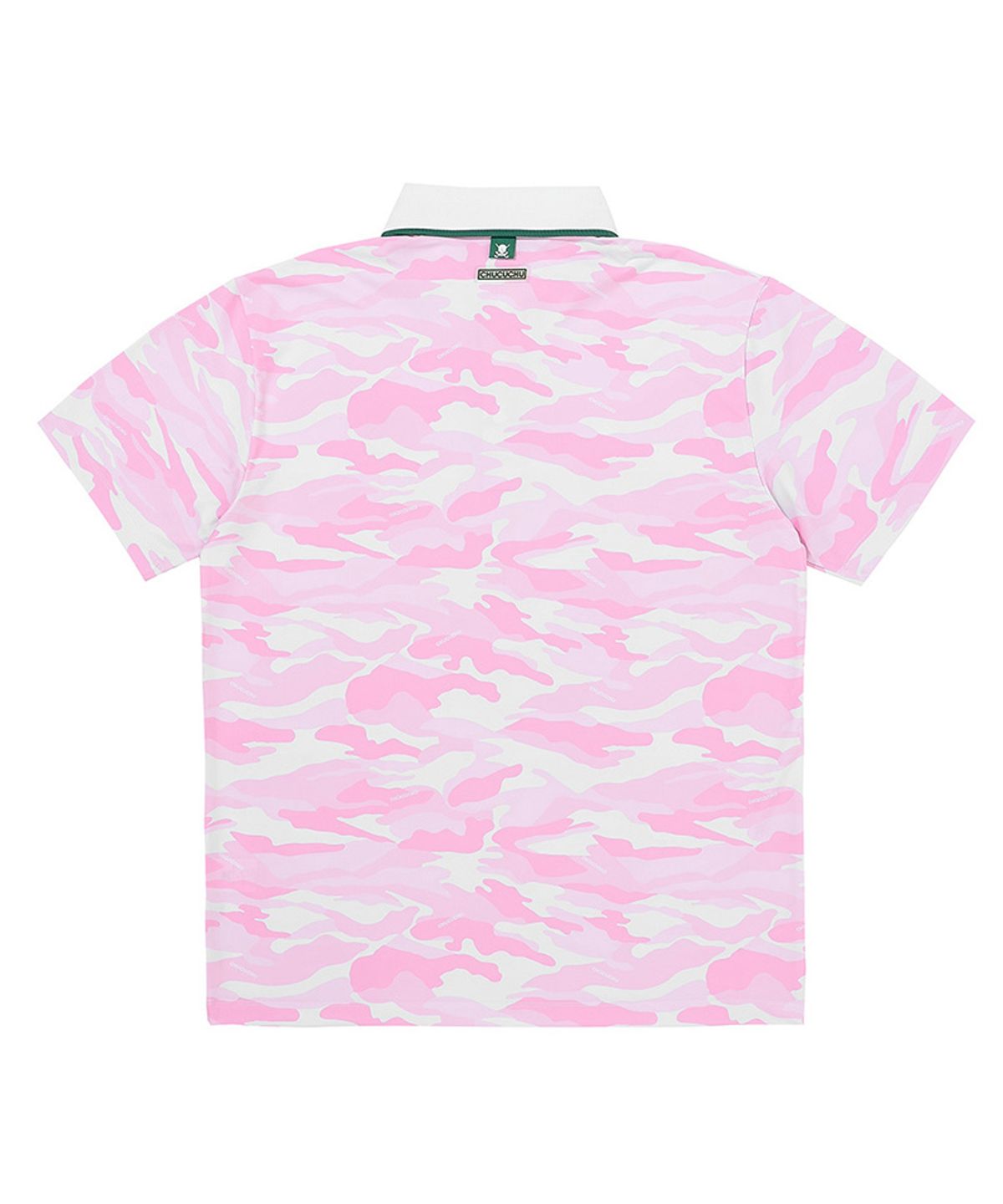 츄쿠츄(CHUCUCHU) C23M-TS028M 맨즈 썸머 카모 탑 (Pink)