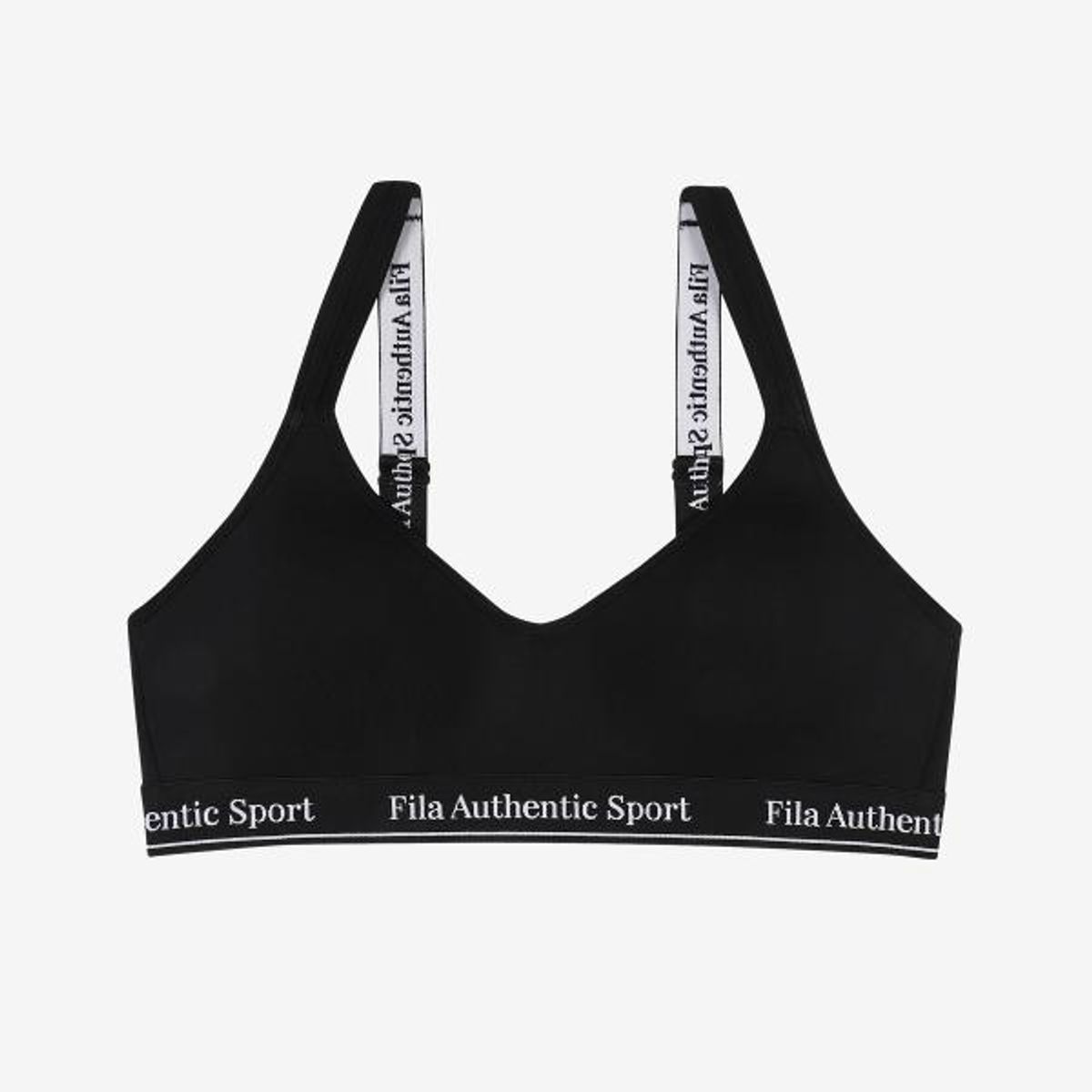 휠라언더웨어(FILA UNDERWEAR) 벨로 소프트 브라(FI4BAG1107FBLK)