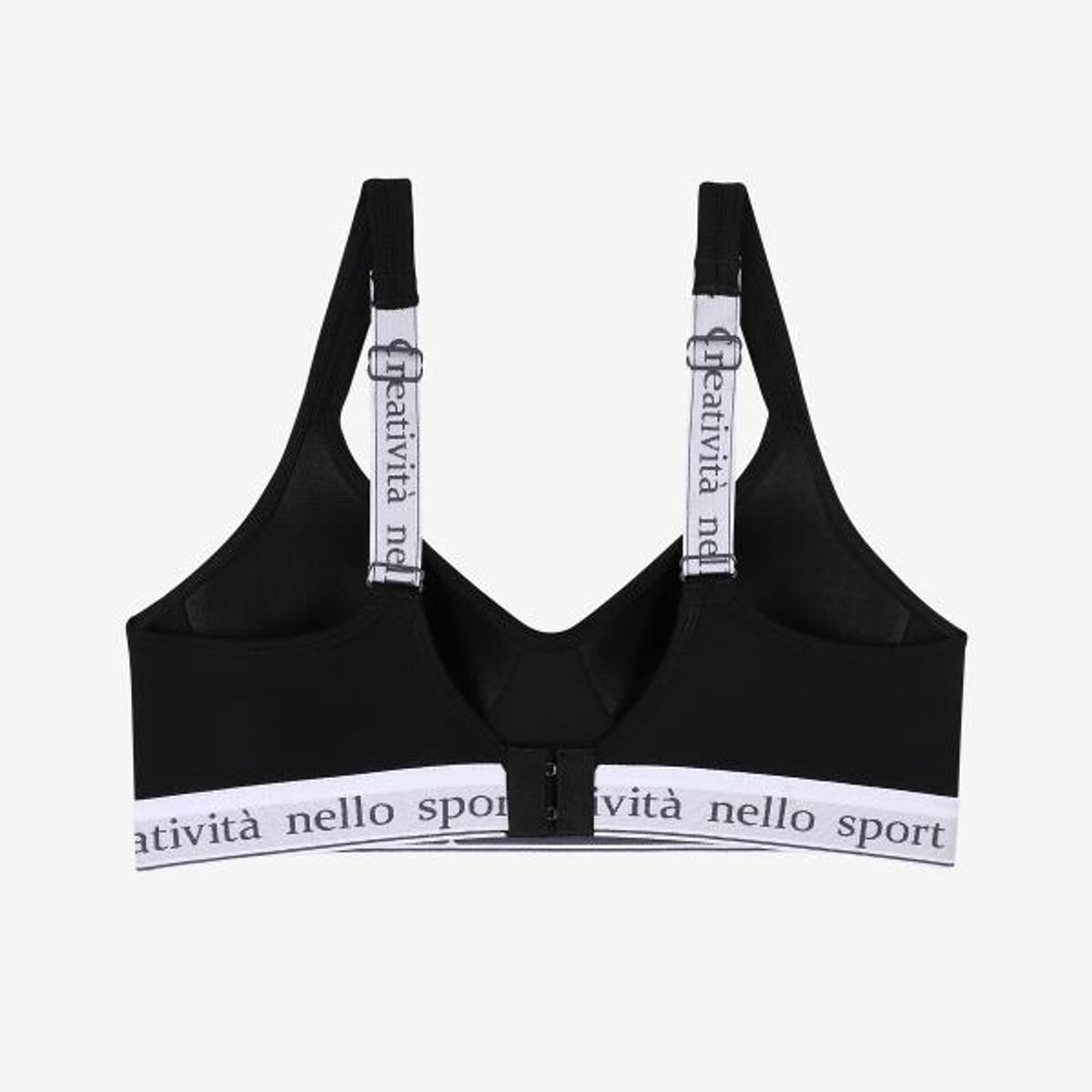 휠라언더웨어(FILA UNDERWEAR) 벨로 소프트 브라(FI4BAH1450FBLK)