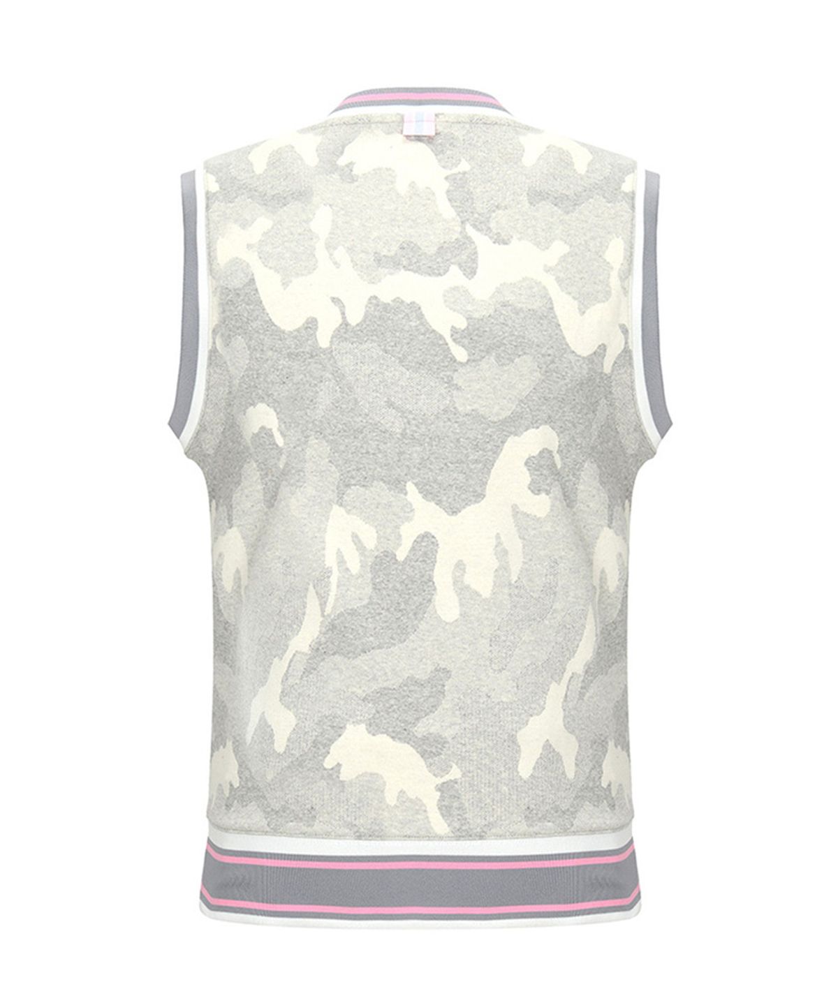 츄쿠츄(CHUCUCHU) C23S-VT004M 맨즈 캔디 카모 베스트 (Light Gray)