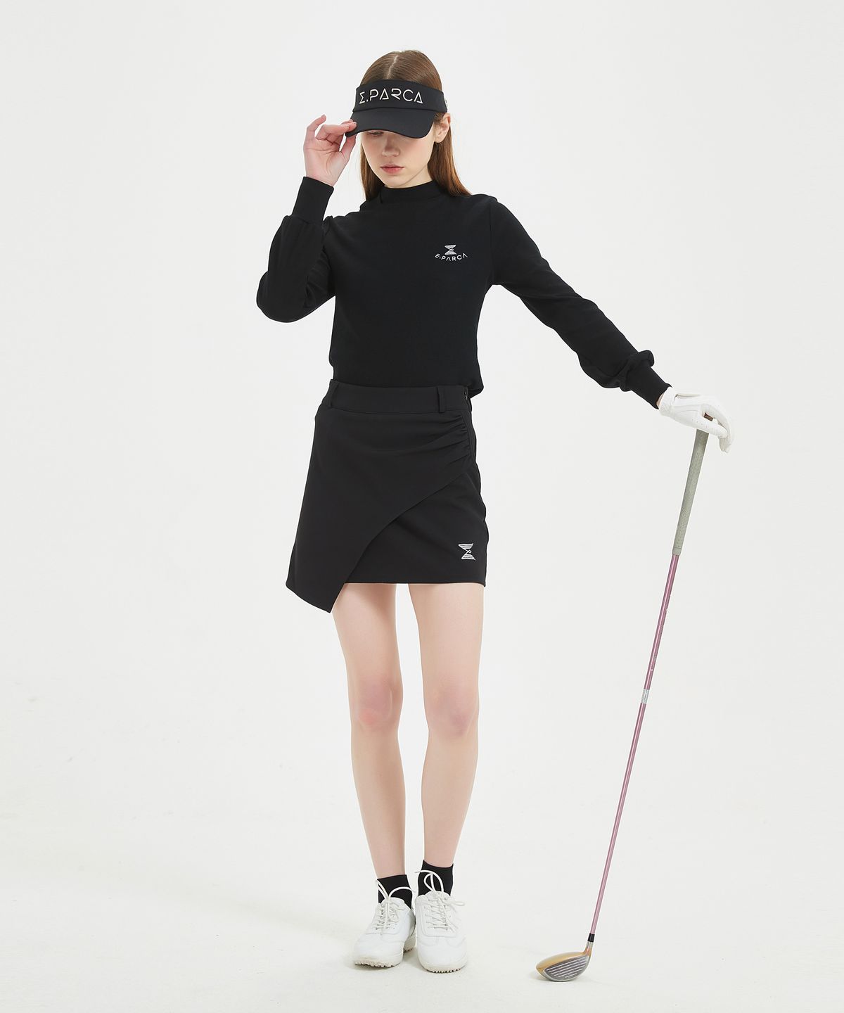 이파르카(E.PARCA) 플리블랙 H라인 스커트