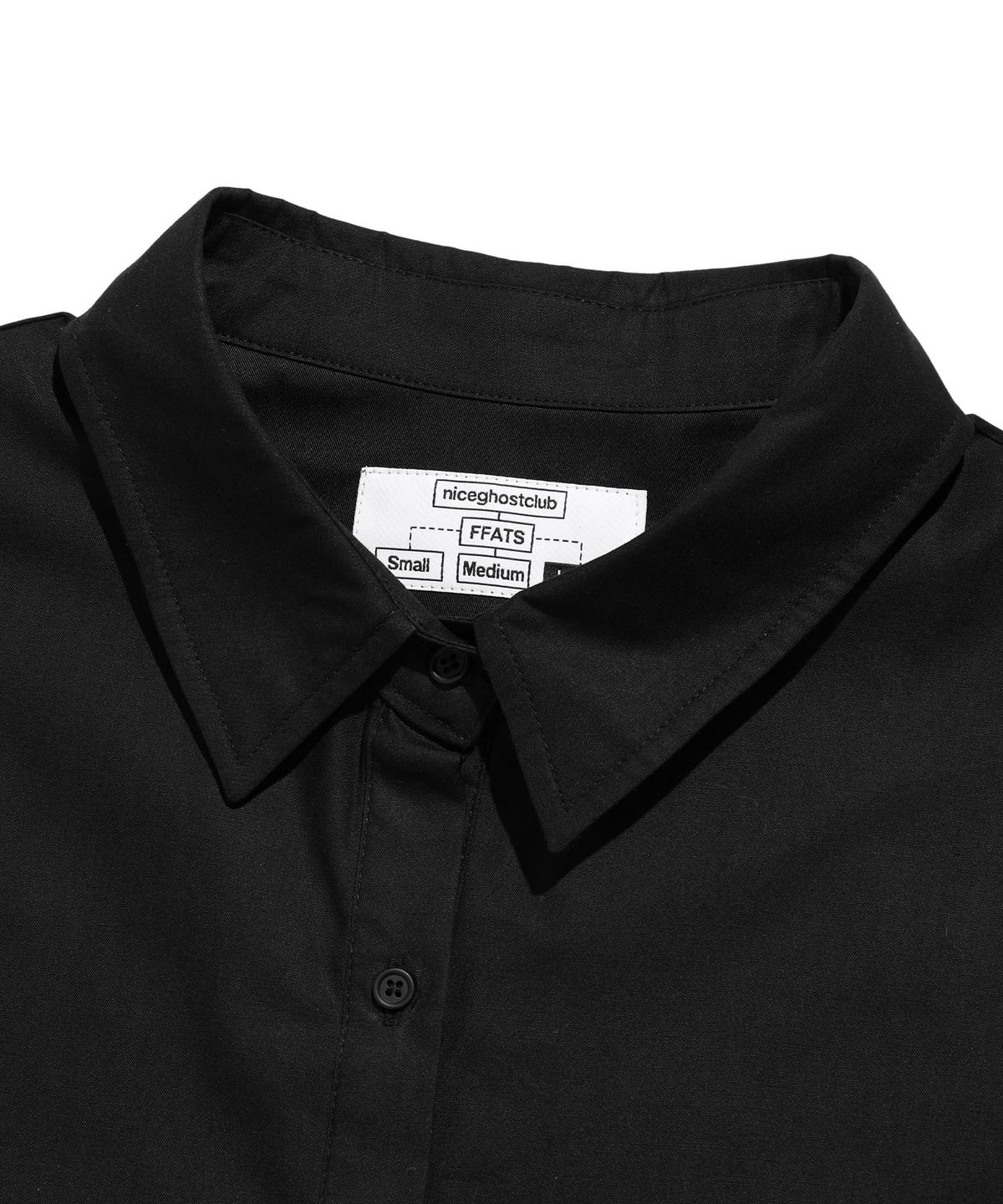 나이스고스트클럽(NICEGHOSTCLUB) FFATS SHIRTS JUMPSUITS_BLACK(NG2ESUW391A)