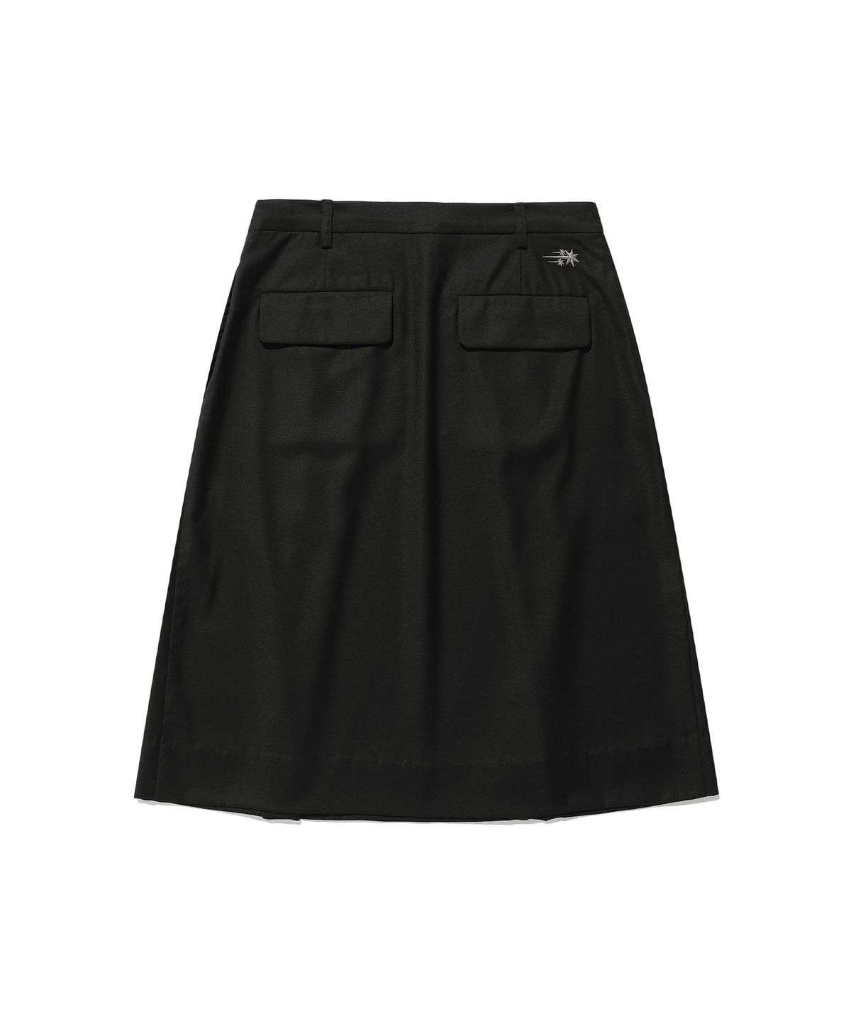 나이스고스트클럽(NICEGHOSTCLUB) FFATS PLEATS LAYERED SKIRT PANTS_BLACK(NG2ESUPA92A)