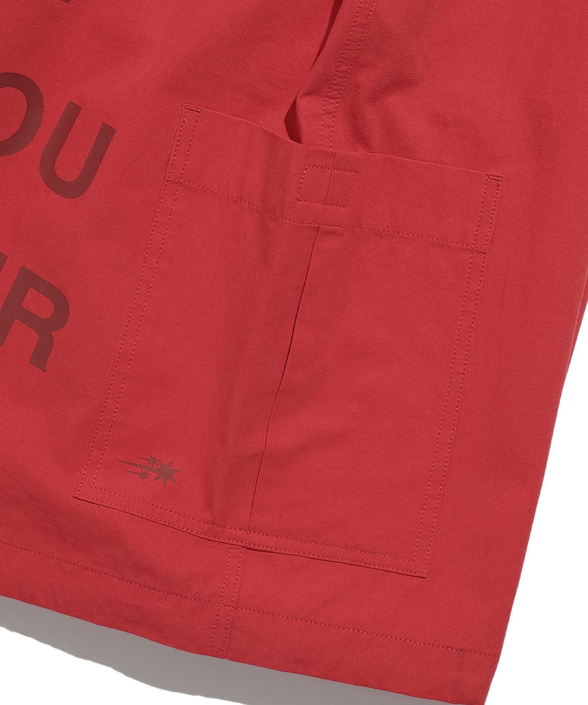 나이스고스트클럽(NICEGHOSTCLUB) FFATS PARACHUTE CARGO SHORTS_RED(NG2EMUPA61A)