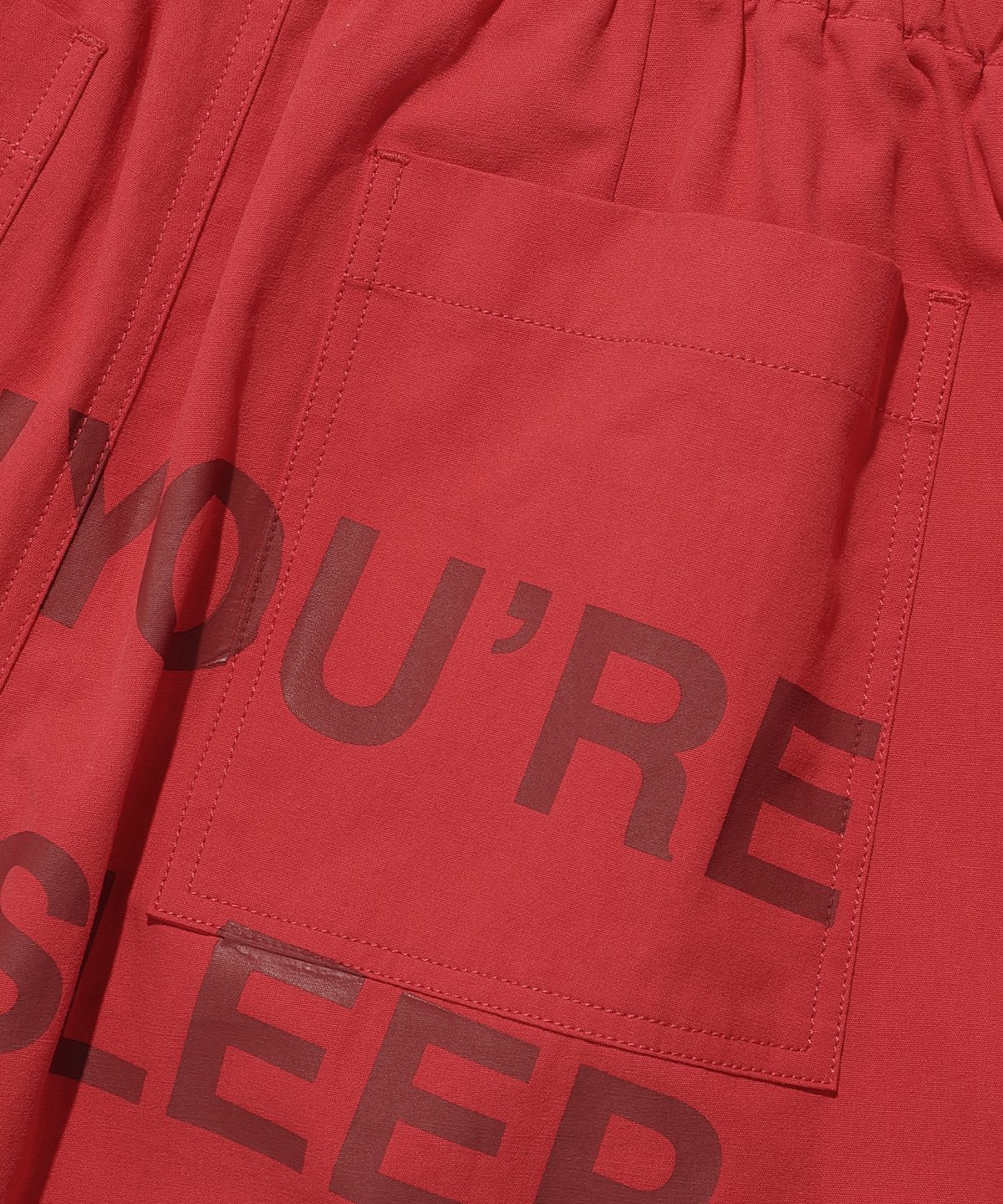 나이스고스트클럽(NICEGHOSTCLUB) FFATS PARACHUTE CARGO SHORTS_RED(NG2EMUPA61A)