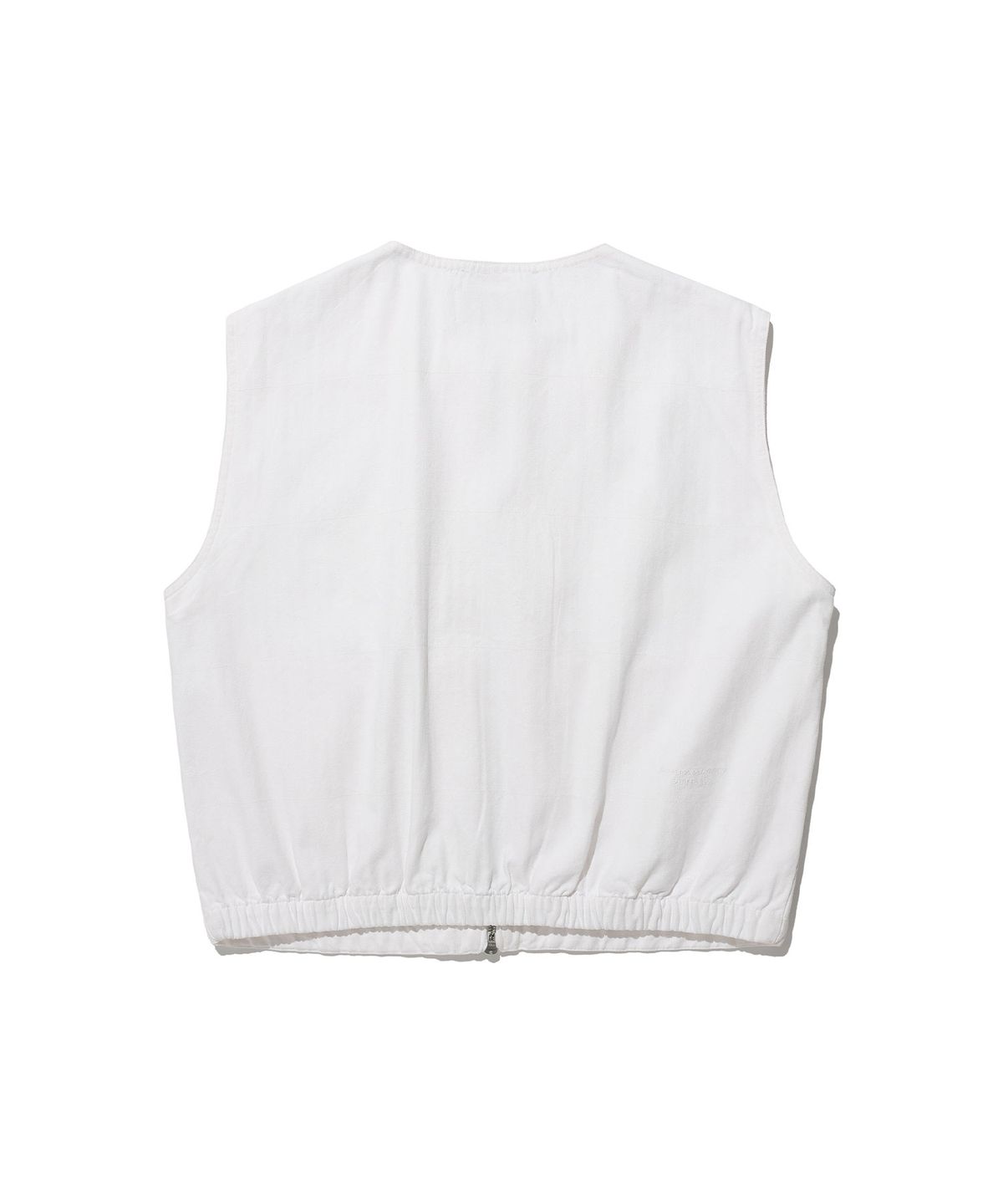 나이스고스트클럽(NICEGHOSTCLUB) FFATS GARMENTS DYED VEST_WHITE(NG2ESUB990A)