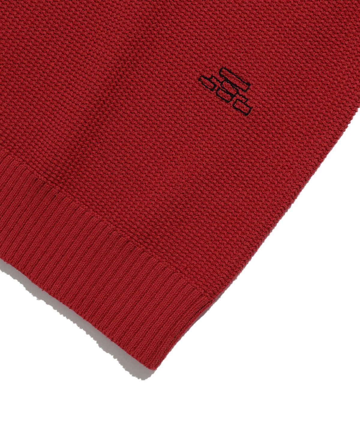 나이스고스트클럽(NICEGHOSTCLUB) FFATS WAFFLE KNIT VEST_RED(NG2ESUK681A)