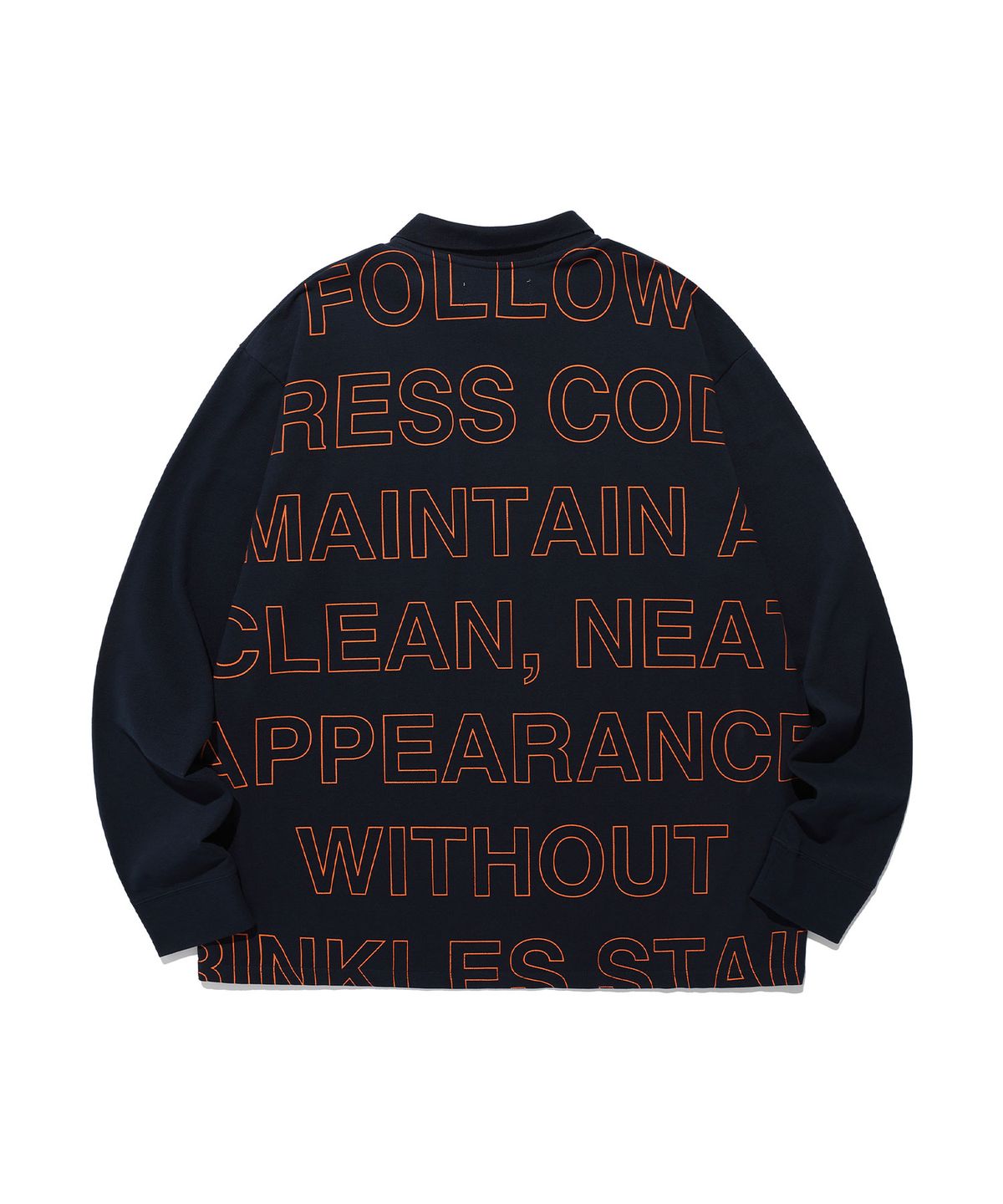 나이스고스트클럽(NICEGHOSTCLUB) FFATS BIG BIG PK L/S_NAVY(NG2ESUT556A)
