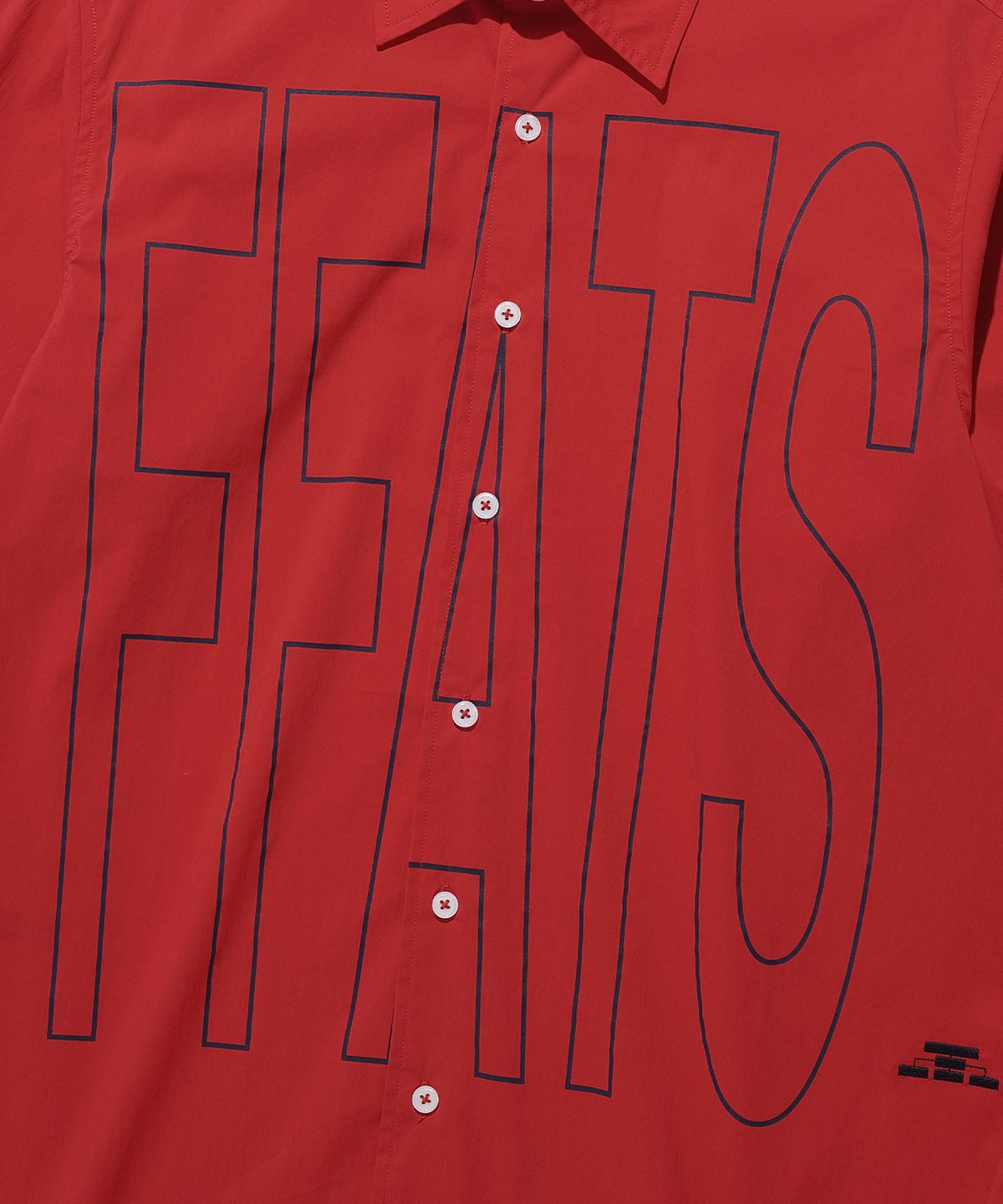 나이스고스트클럽(NICEGHOSTCLUB) FFATS POPLIN SHIRT_RED(NG2ESUW300A)