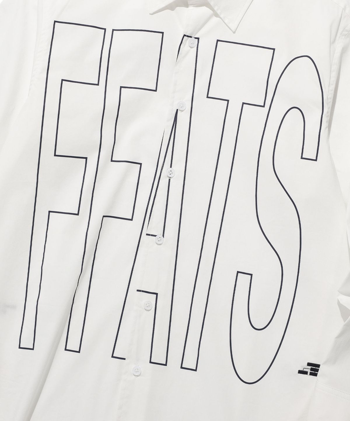 나이스고스트클럽(NICEGHOSTCLUB) FFATS POPLIN SHIRT_WHITE(NG2ESUW300A)