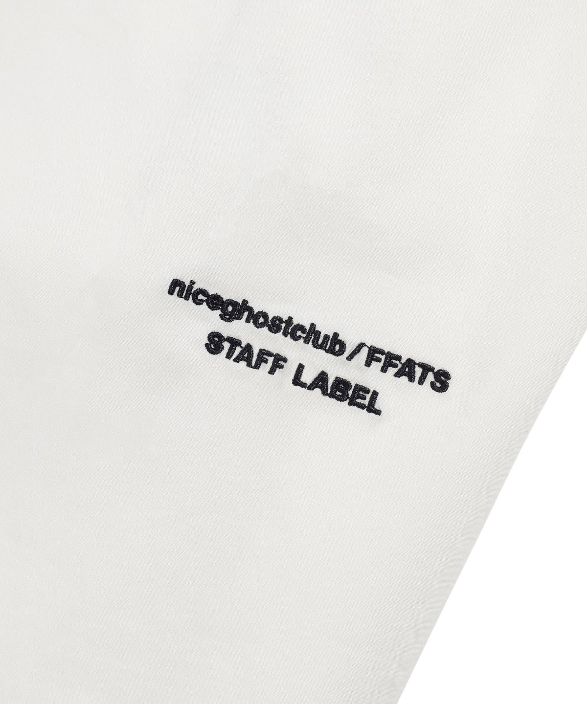 나이스고스트클럽(NICEGHOSTCLUB) FFATS POPLIN SHIRT_WHITE(NG2ESUW300A)