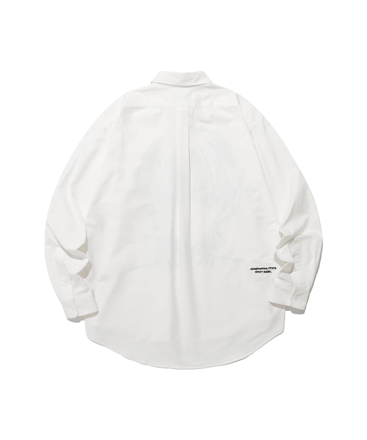 나이스고스트클럽(NICEGHOSTCLUB) FFATS GIRL OXFORD BIG BIG SHIRT_WHITE(NG2ESUW301A)