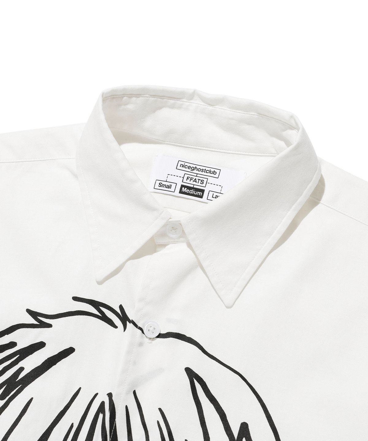 나이스고스트클럽(NICEGHOSTCLUB) FFATS GIRL OXFORD BIG BIG SHIRT_WHITE(NG2ESUW301A)
