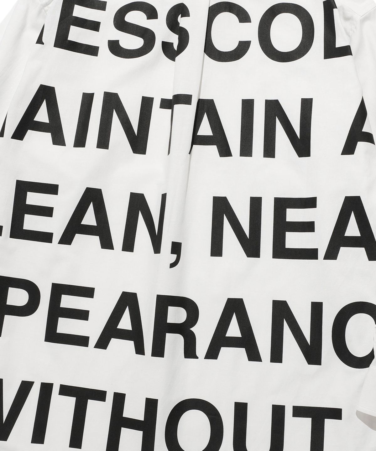 나이스고스트클럽(NICEGHOSTCLUB) FFATS DRESS CODE BIG BIG SHIRT_WHITE(NG2ESUW302A)
