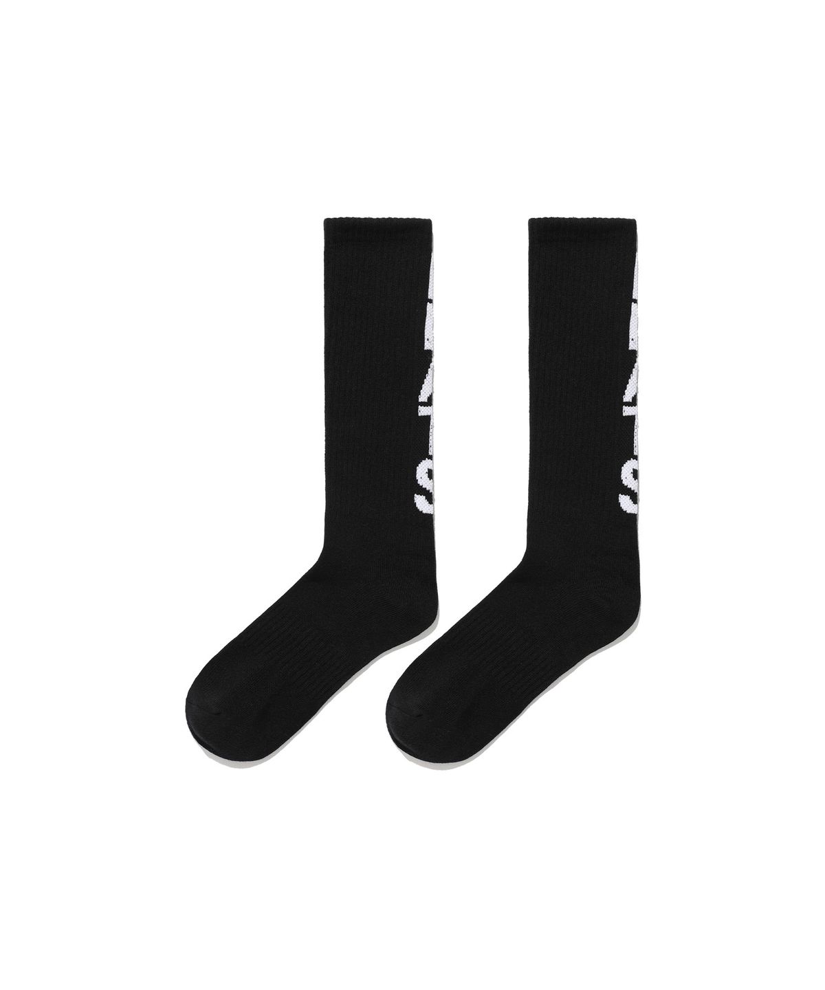 나이스고스트클럽(NICEGHOSTCLUB) FFATS MID CALF SOCKS_BLACK(NG2ESUAB60A)