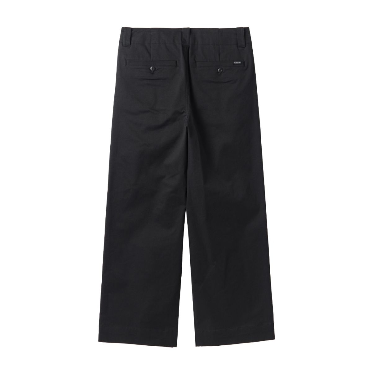 브롬톤 런던(BROMPTON LONDON) W TWO TUCK WIDE TROUSERS - BLACK (P241WPT602)