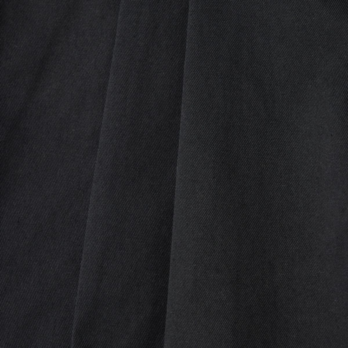 브롬톤 런던(BROMPTON LONDON) W TWO TUCK WIDE TROUSERS - BLACK (P241WPT602)