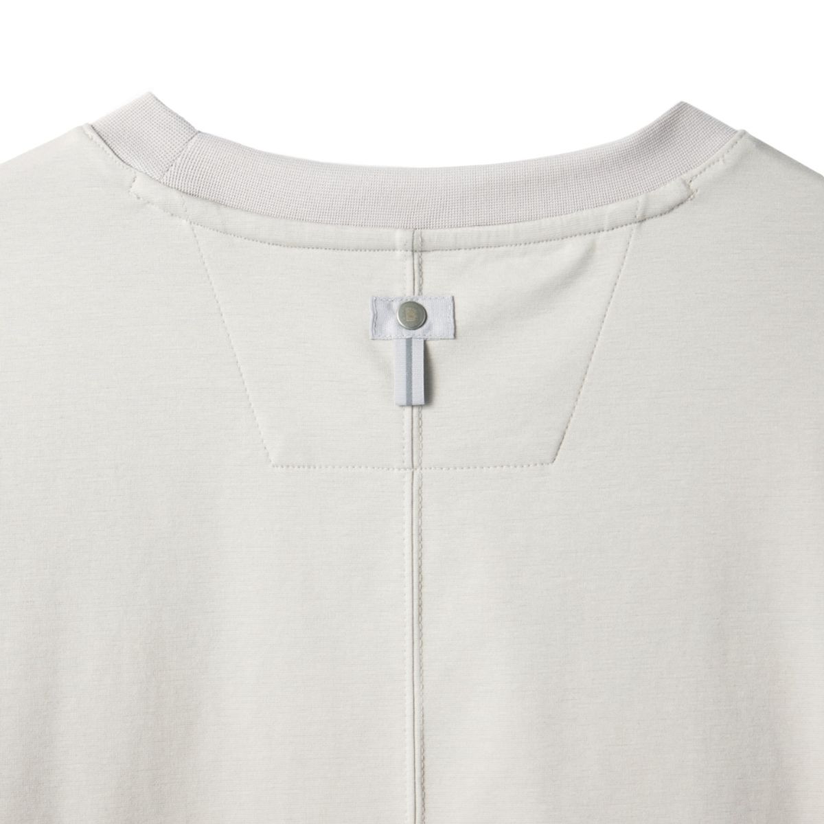 브롬톤 런던(BROMPTON LONDON) STRETCH ROUND T-SHIRT - IVORY (P242UTS121)