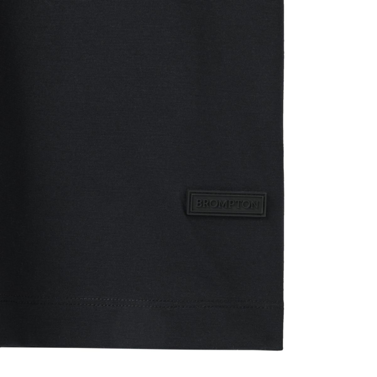 브롬톤 런던(BROMPTON LONDON) STRETCH ROUND T-SHIRT - BLACK (P242UTS121)