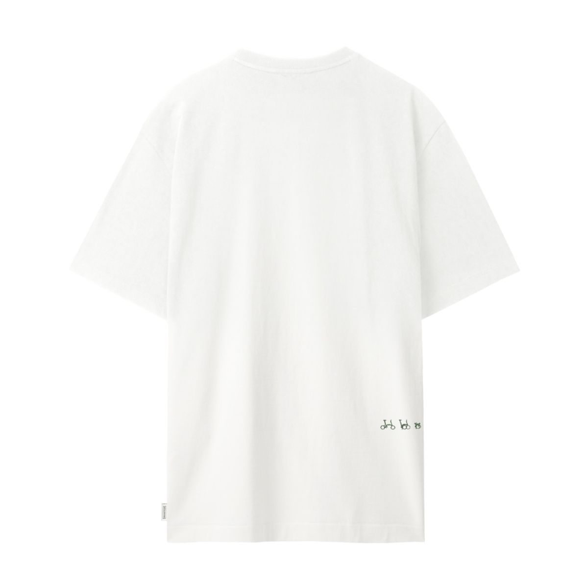 브롬톤 런던(BROMPTON LONDON) BROMPTON LOGO T-SHIRT - WHITE (P242UTS410)