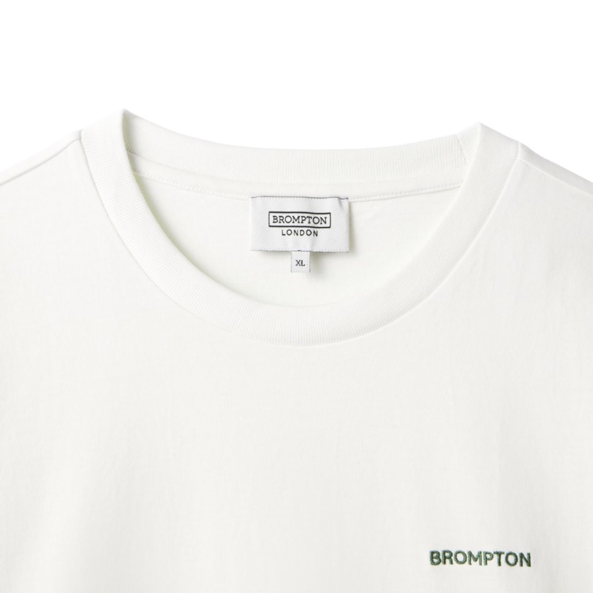 브롬톤 런던(BROMPTON LONDON) BROMPTON LOGO T-SHIRT - WHITE (P242UTS410)