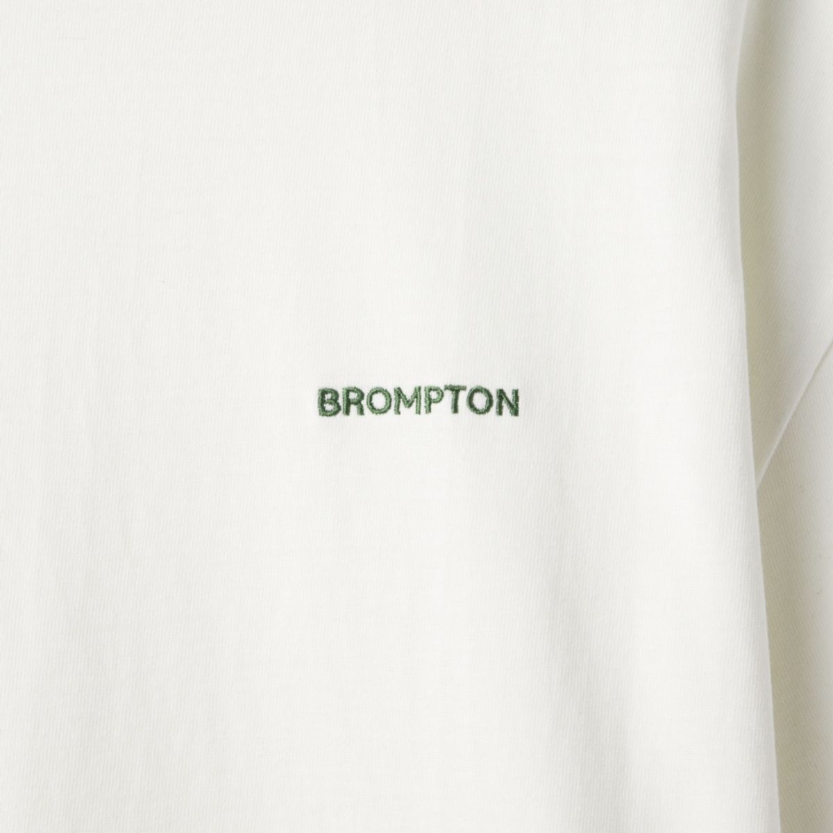 브롬톤 런던(BROMPTON LONDON) BROMPTON LOGO T-SHIRT - WHITE (P242UTS410)