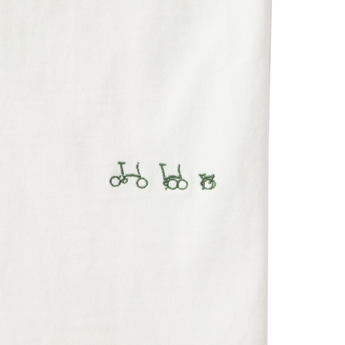 브롬톤 런던(BROMPTON LONDON) BROMPTON LOGO T-SHIRT - WHITE (P242UTS410)