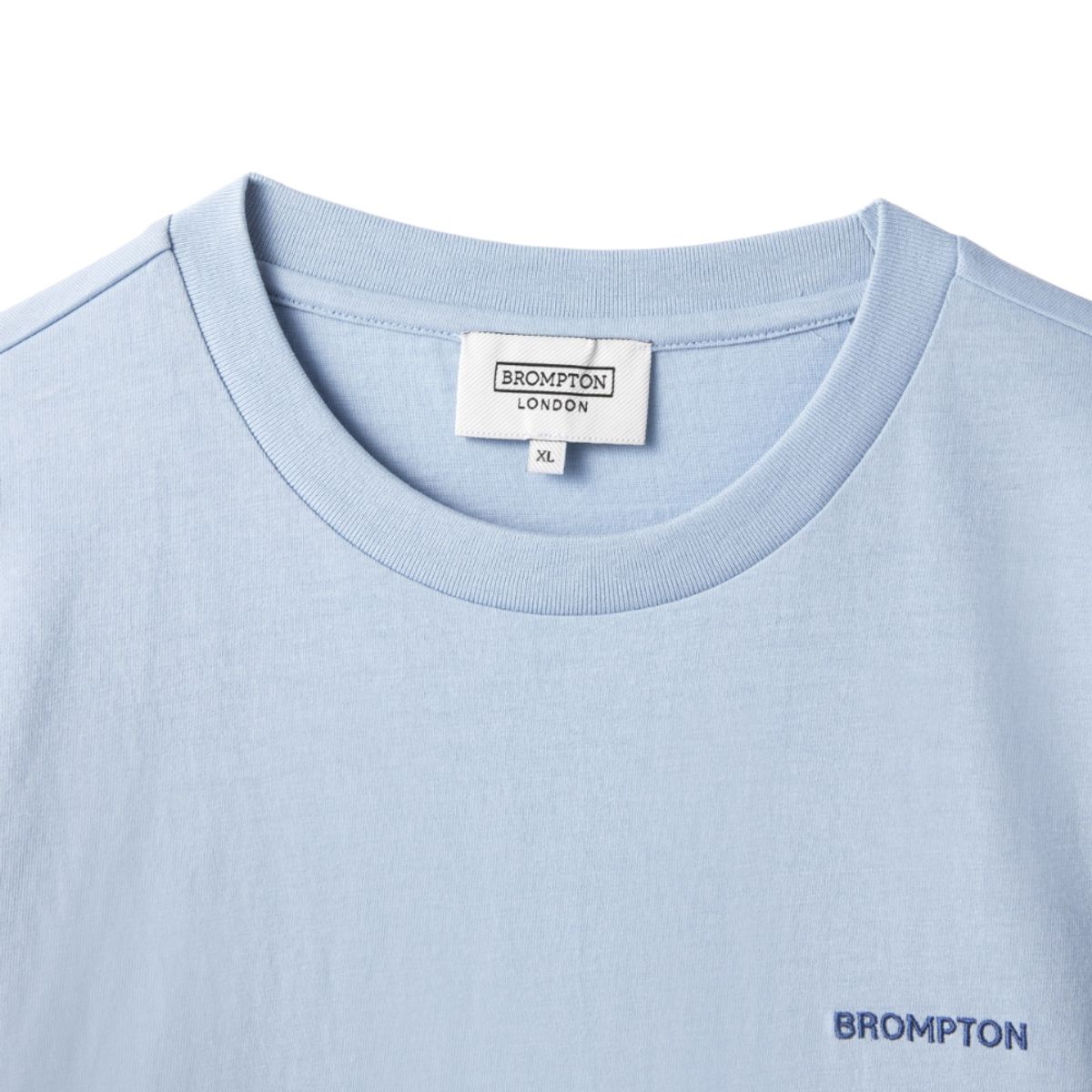 브롬톤 런던(BROMPTON LONDON) BROMPTON LOGO T-SHIRT - L/BLUE (P242UTS410)