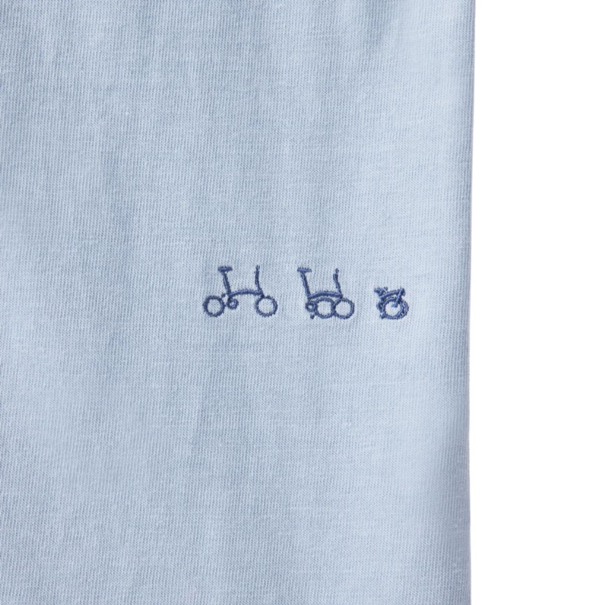 브롬톤 런던(BROMPTON LONDON) BROMPTON LOGO T-SHIRT - L/BLUE (P242UTS410)