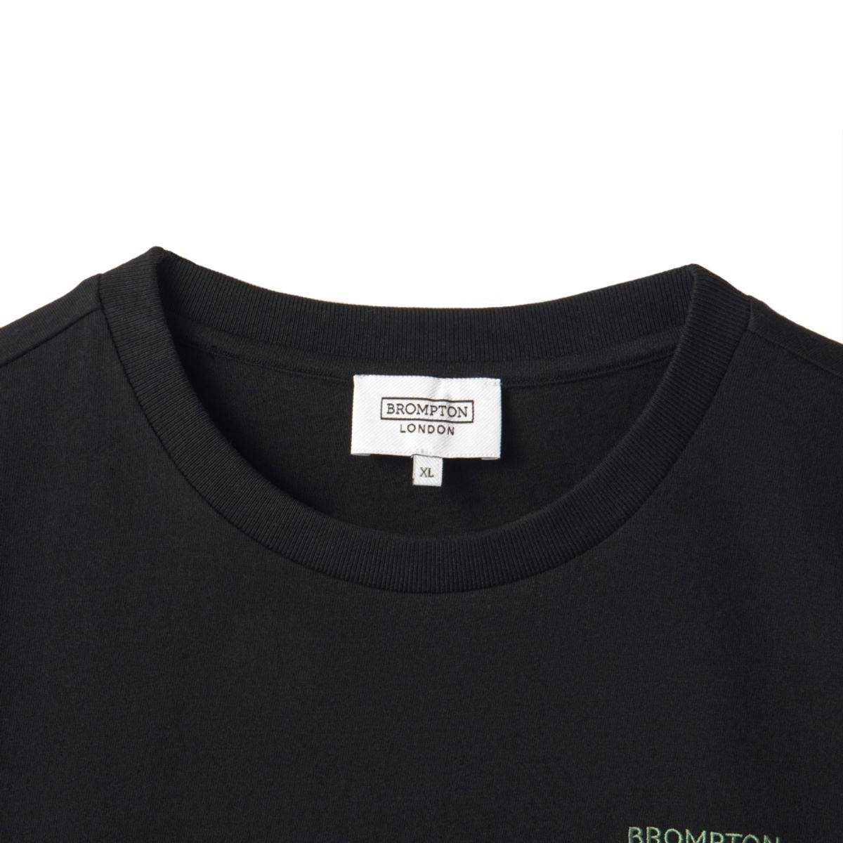 브롬톤 런던(BROMPTON LONDON) BROMPTON LOGO T-SHIRT - BLACK (P242UTS410)