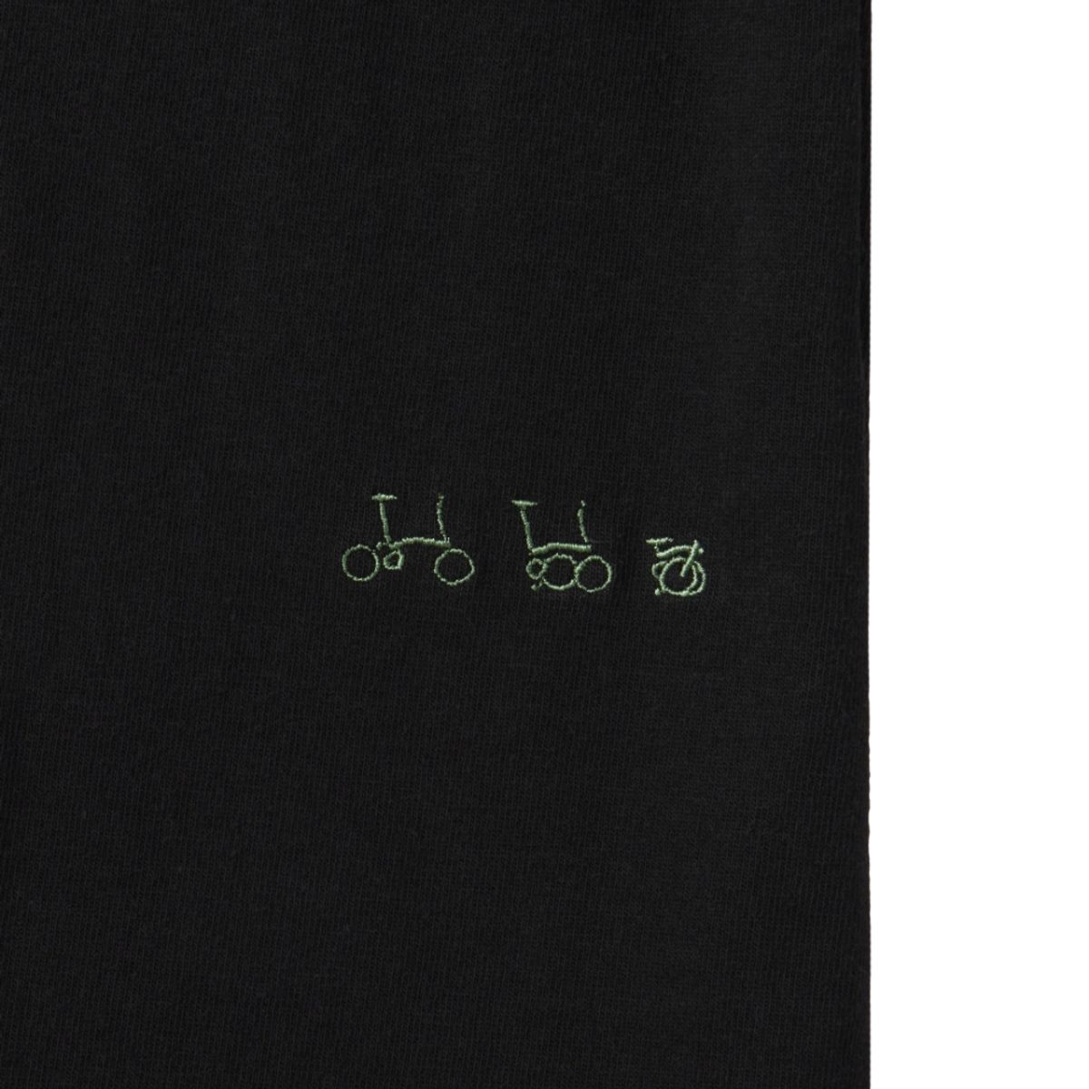 브롬톤 런던(BROMPTON LONDON) BROMPTON LOGO T-SHIRT - BLACK (P242UTS410)