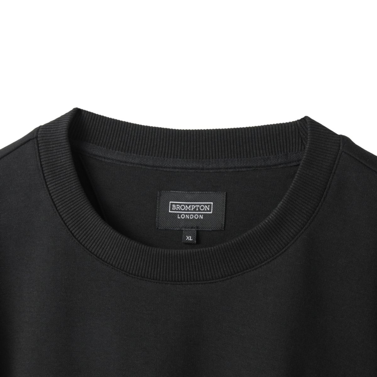 브롬톤 런던(BROMPTON LONDON) COMMUTER BASIC SWEATSHIRT - BLACK (P241USW103)