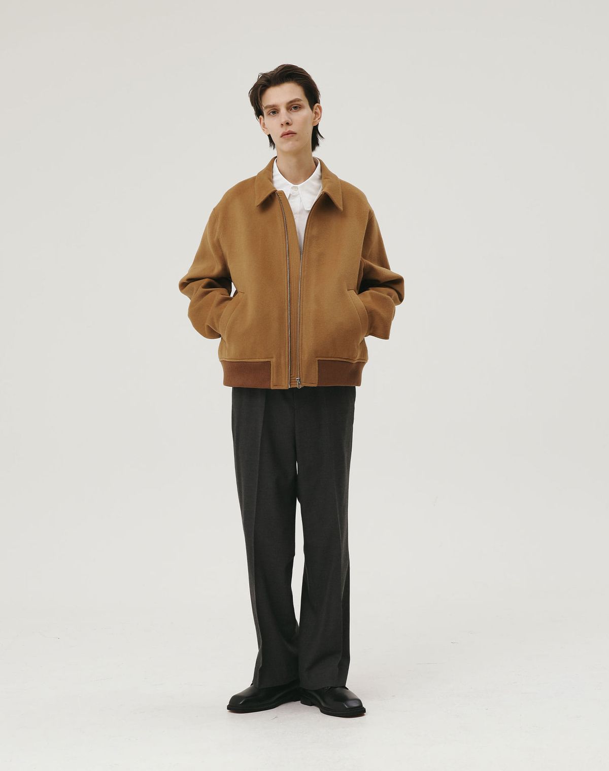 지에마르(GIEMAR) WOOL BLOUSON CAMEL
