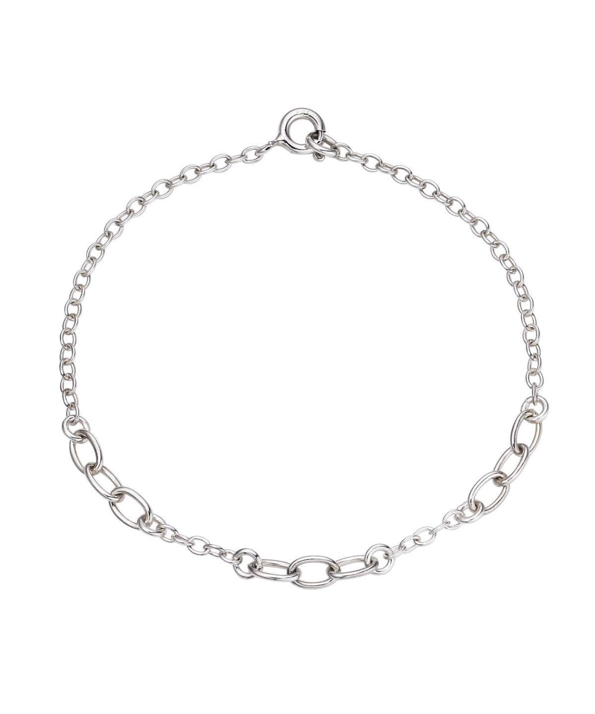 릴리코리(LILYKORI) Silver Semi Chunk Bracelet