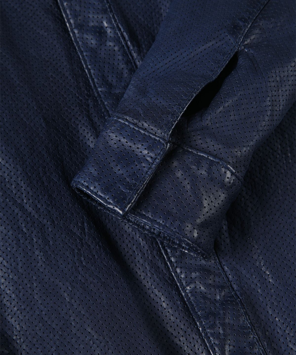 빠니깔레(PANICALE) 네이비 램스킨 셔츠