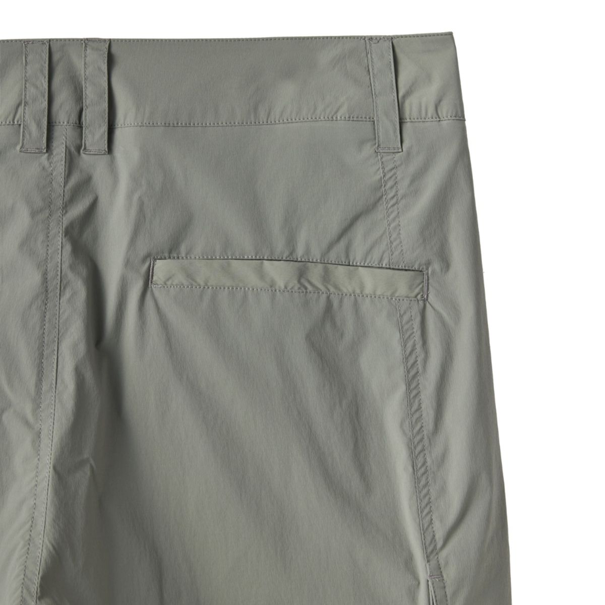 브롬톤 런던(BROMPTON LONDON) NYLON SET CUT DETAIL TROUSERS - KHAKI (P242MPT234)