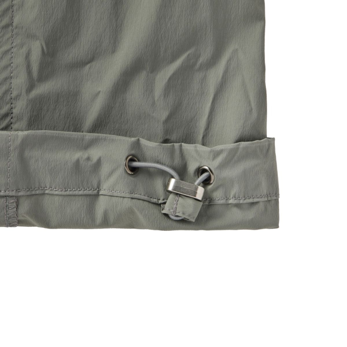 브롬톤 런던(BROMPTON LONDON) NYLON SET CUT DETAIL TROUSERS - KHAKI (P242MPT234)
