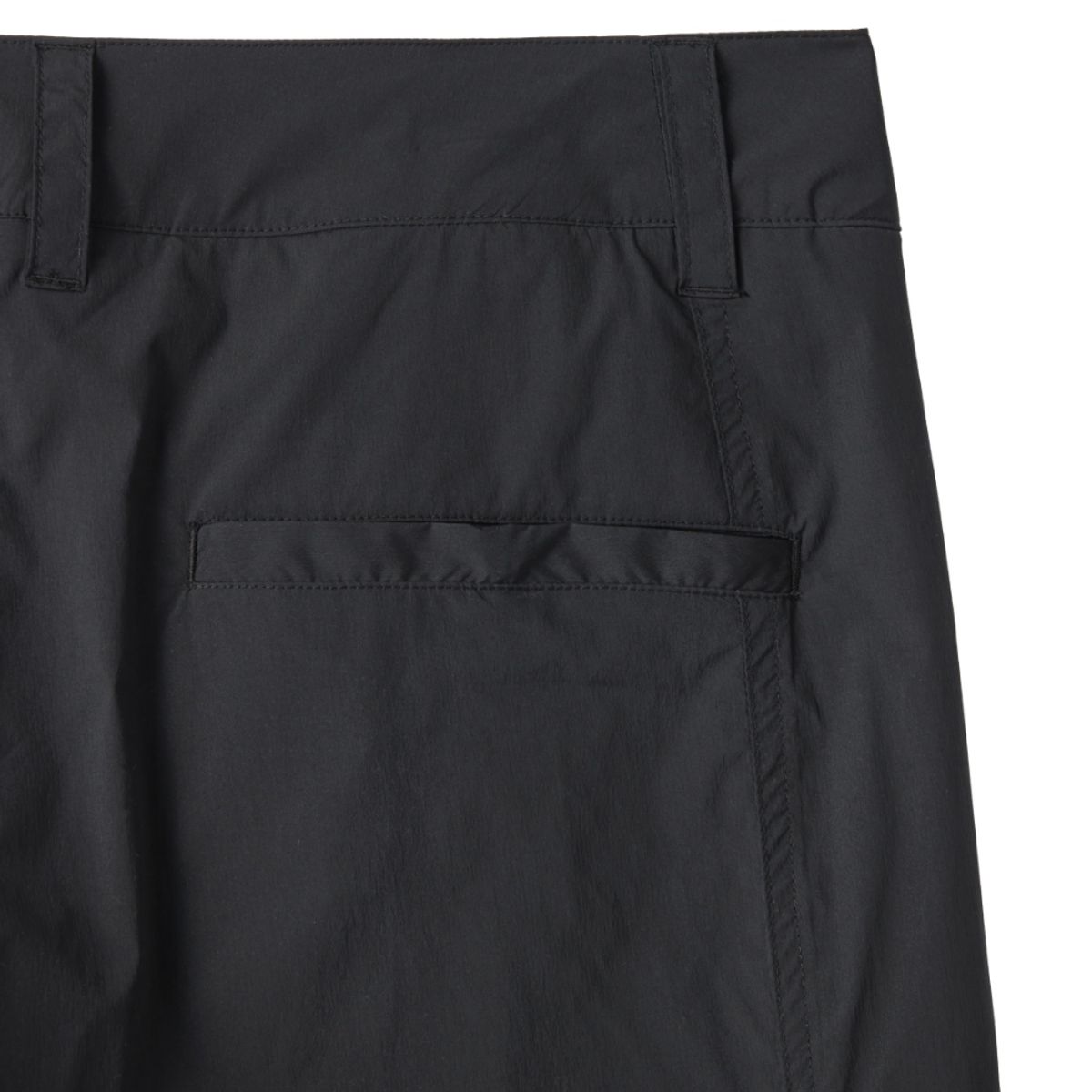브롬톤 런던(BROMPTON LONDON) NYLON SET CUT DETAIL TROUSERS - BLACK (P242MPT234)