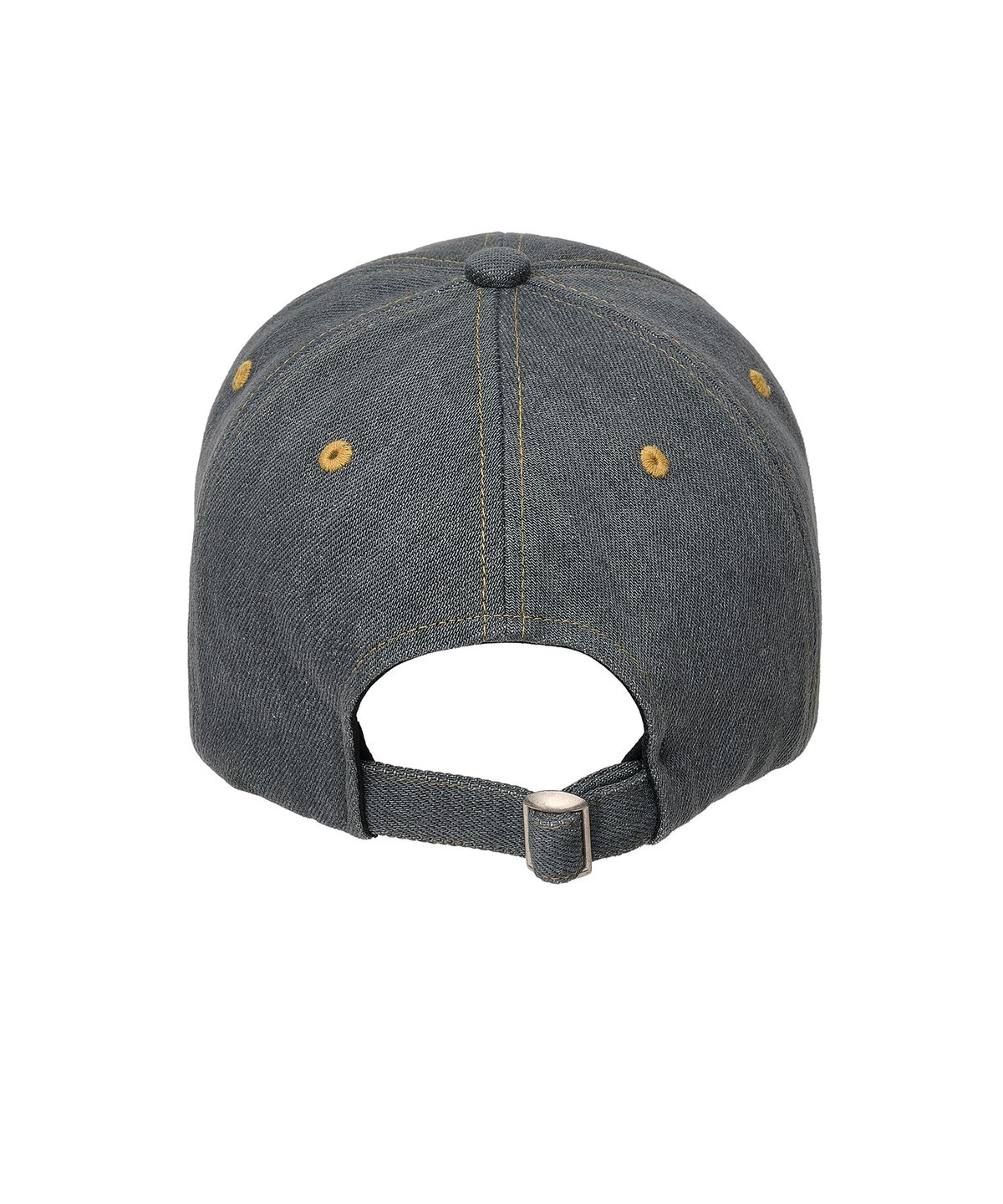 배디(BADEE) Applique Faded Denim Cap Charcoal